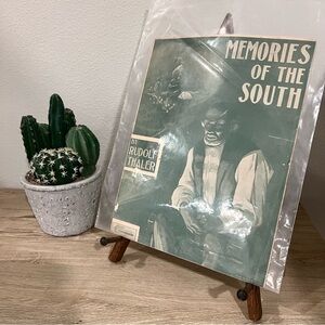 1908 Memories of the South Sheet Music Rudolf Thaler Vintage